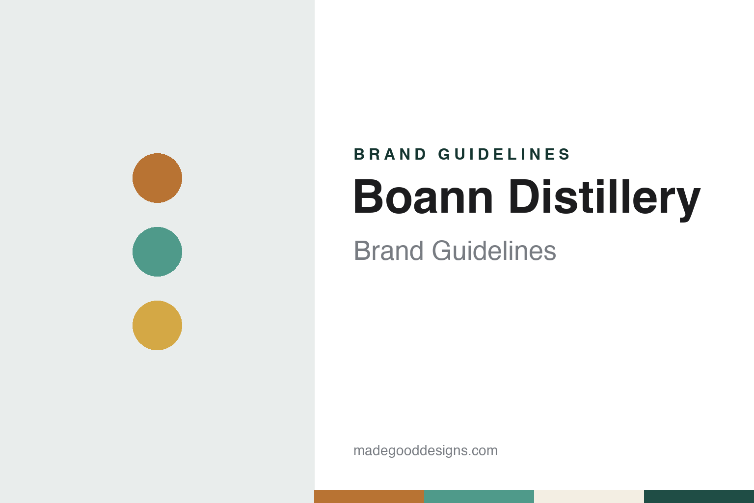 Boann Distillery Brand Guidelines: The Cooney Family’s Whiskey on the River Boyne