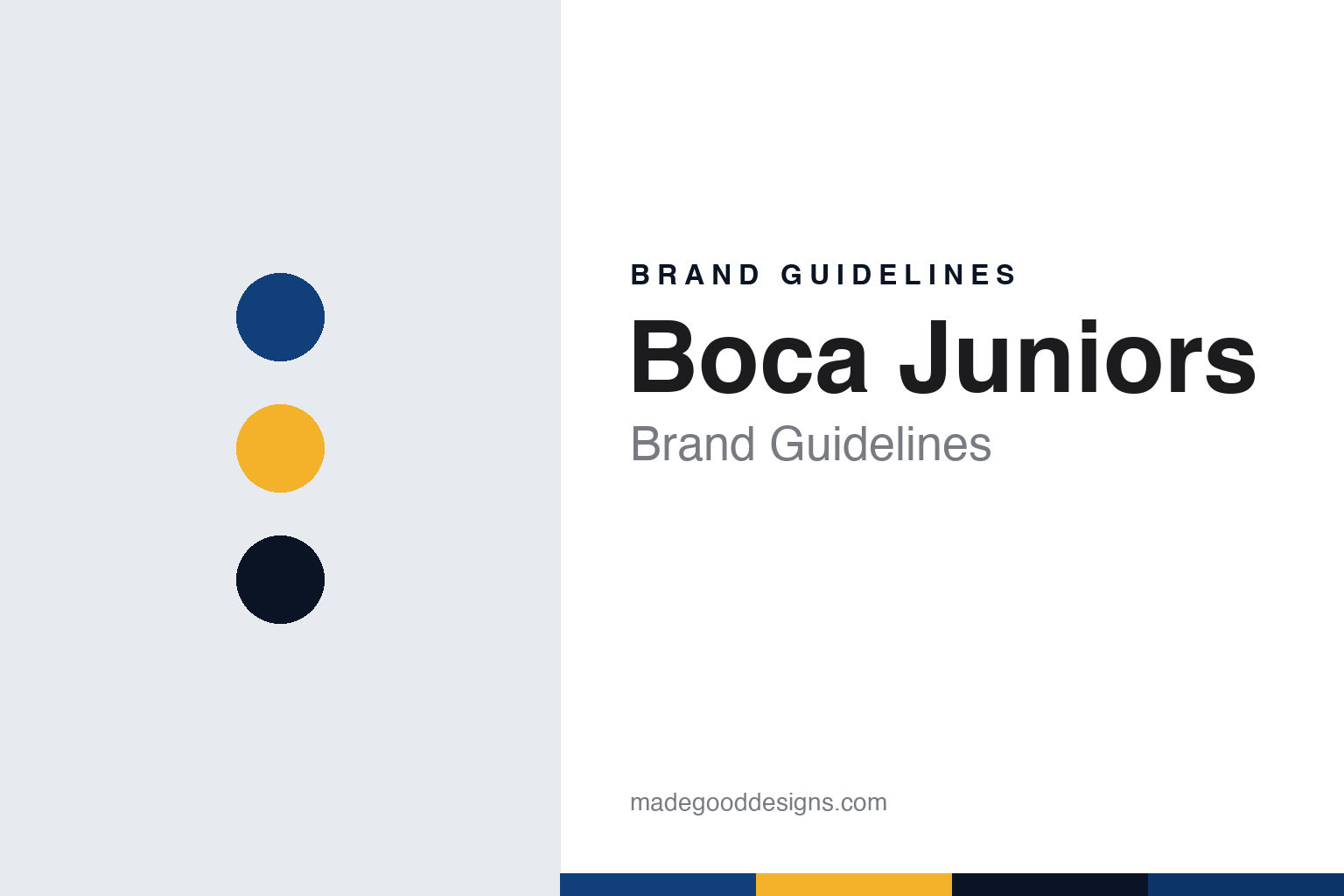 Boca Juniors Brand Guidelines: La Boca, a Swedish Ship’s Colours and La Bombonera