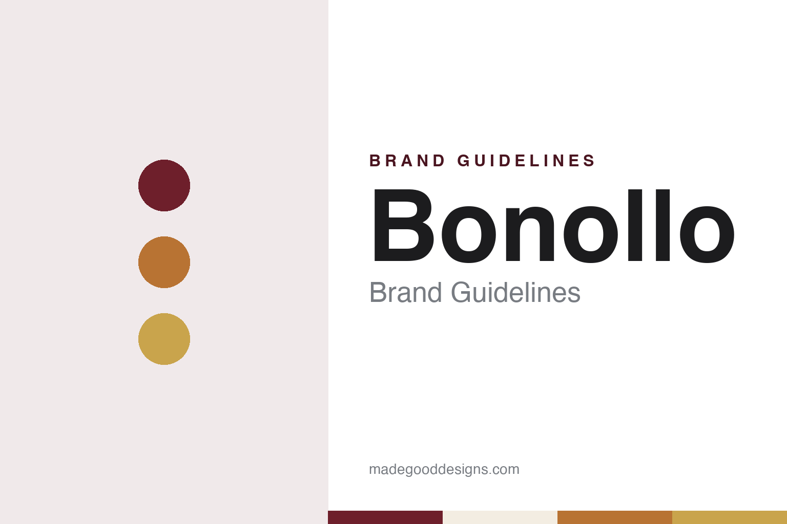 Bonollo Brand Guidelines: The Padua Grappa Family Behind OF Amarone