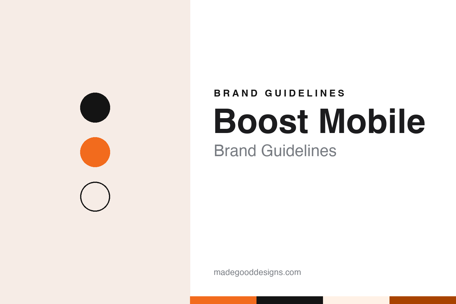 Boost Mobile brand guidelines — abstract colour discs and material texture (original homage; not a Boost Mobile product or logo)