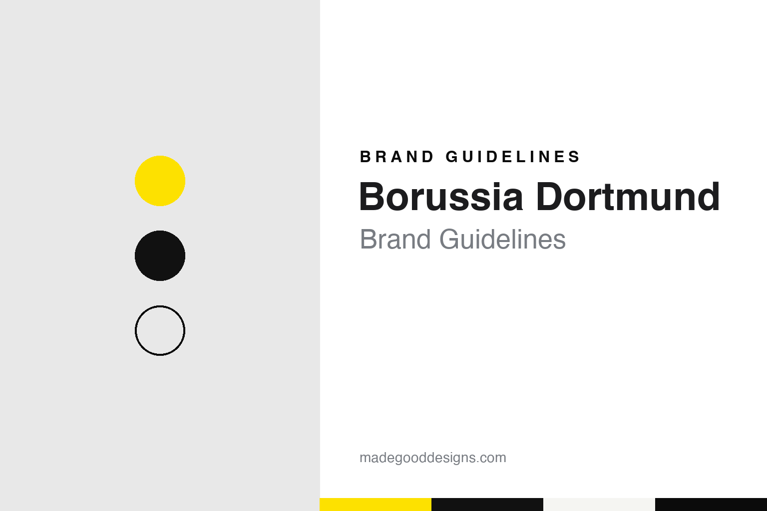Borussia Dortmund Brand Guidelines: Black and Yellow, BVB 09 and the South Stand