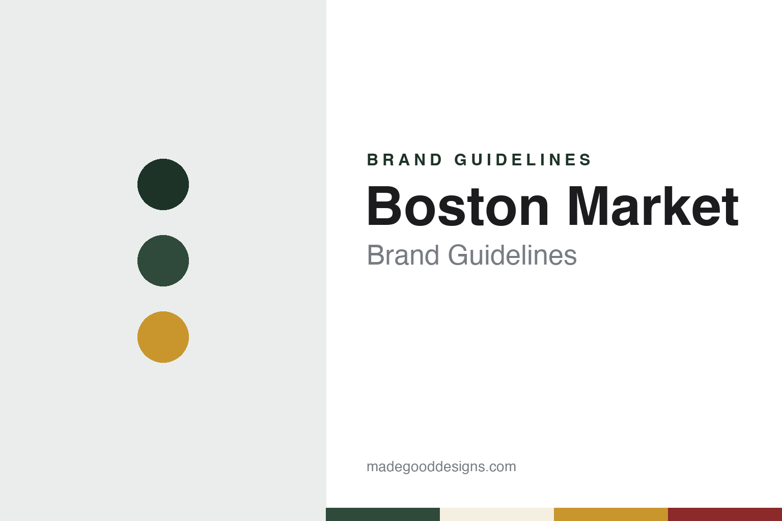 Boston Market Brand Guidelines: From Boston Chicken to a 1995 Rename