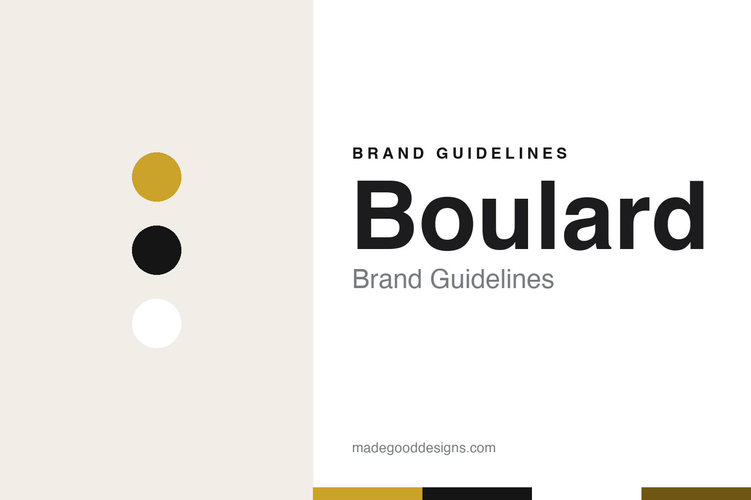 Boulard Brand Guidelines: The 1825 Pays d’Auge Calvados House