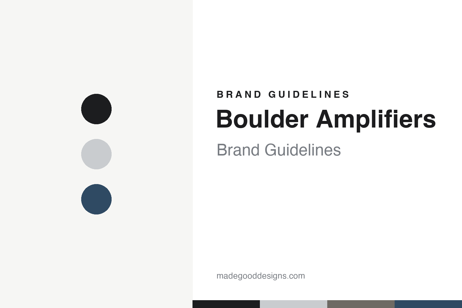 Boulder Amplifiers Brand Guidelines: The Colorado Amplifier Maker That Machines Its Own Metal