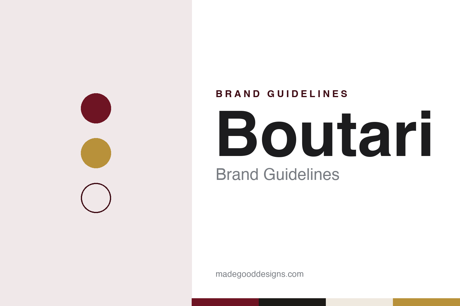 Boutari Brand Guidelines: The Naoussa Wine House Founded in 1879