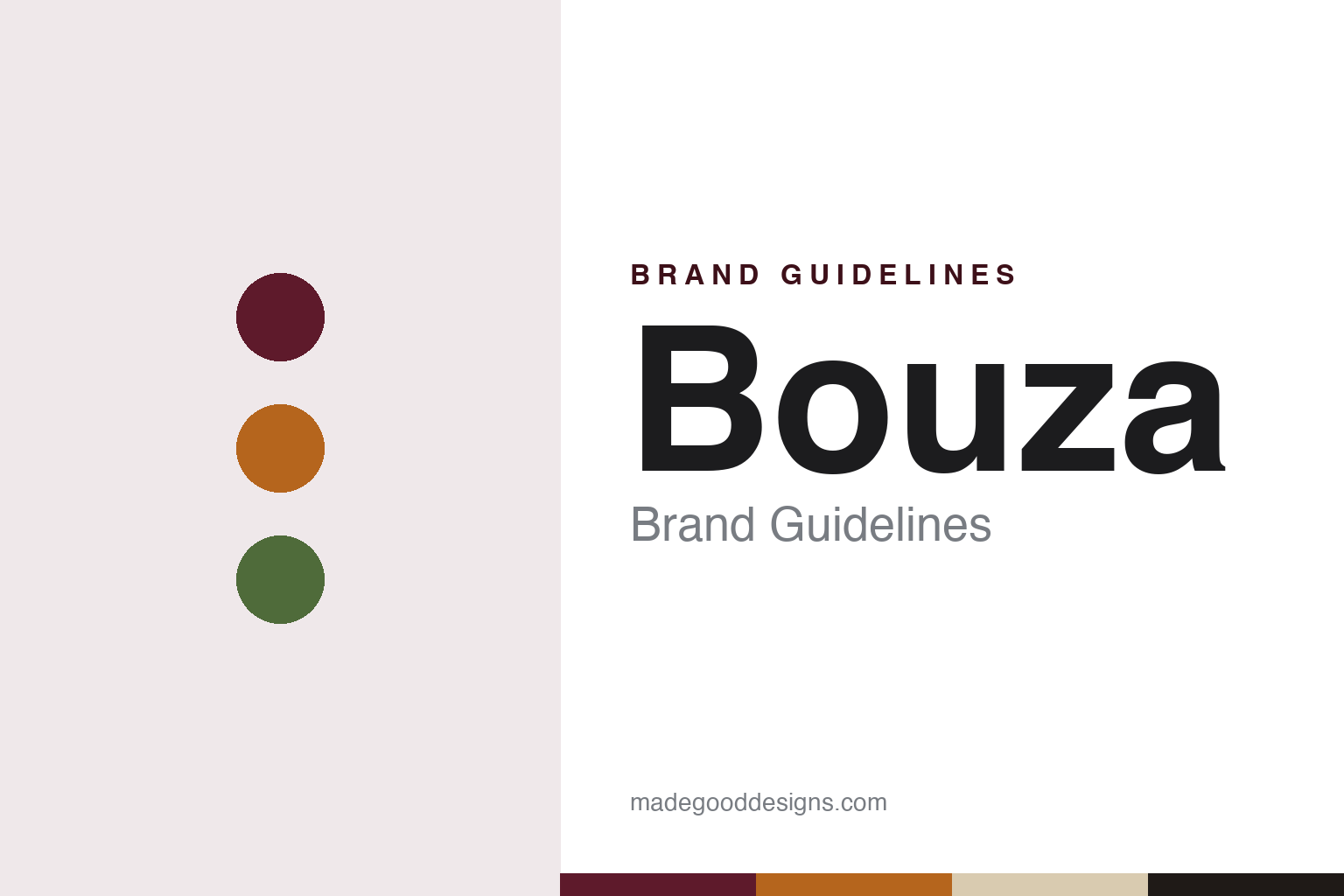 Bouza Brand Guidelines: A Family Winery in Melilla, Montevideo, With Albariño Since 2001