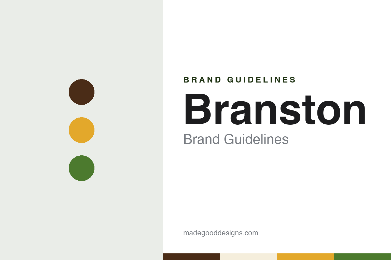 Branston brand guidelines — abstract colour discs and material texture (original homage; not a Branston product or logo)