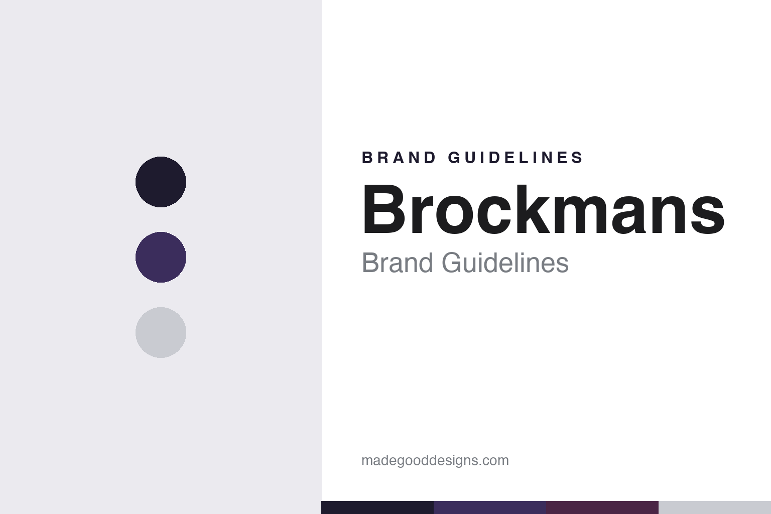 Brockmans Brand Guidelines: The English Gin Made With Blueberries and Blackberries