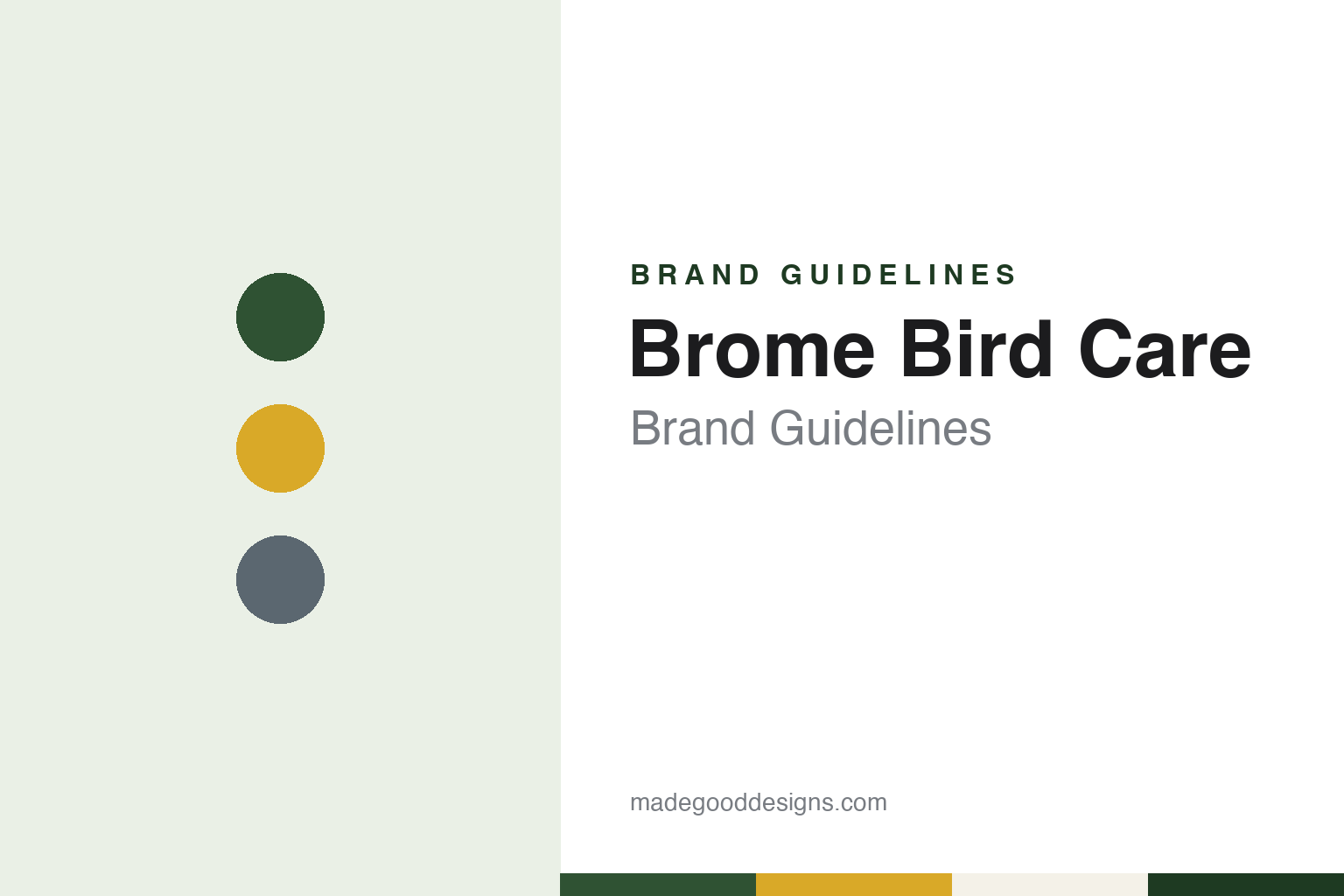 Brome Bird Care Brand Guidelines: The Knowlton, Quebec Maker of Squirrel Buster Feeders