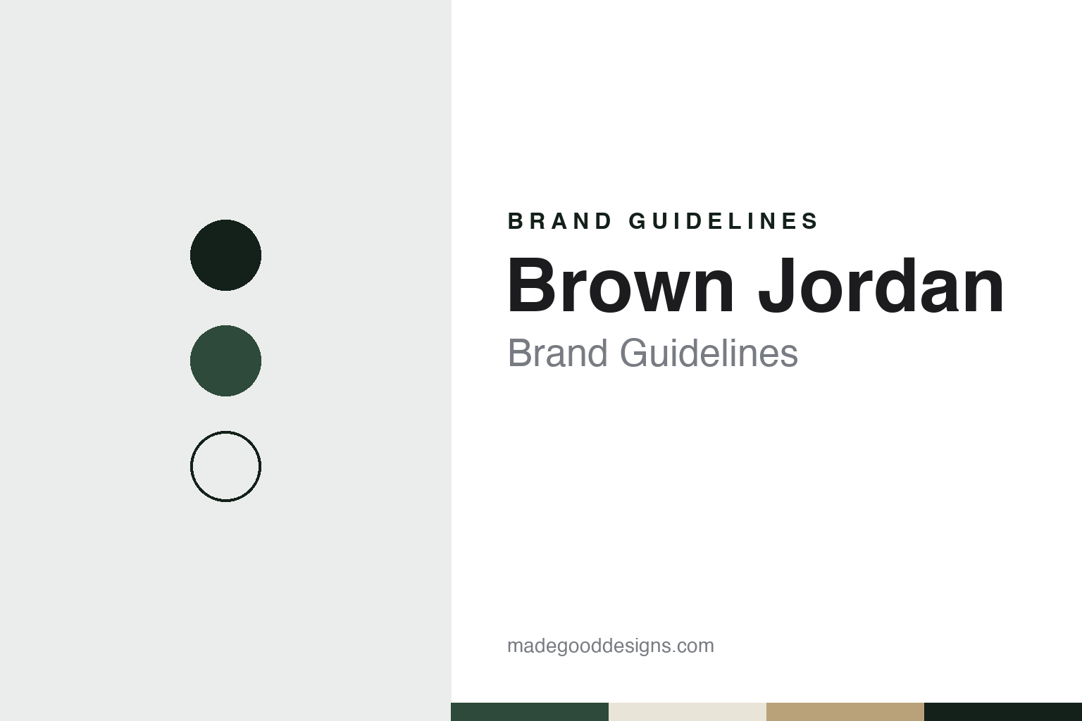 Brown Jordan brand guidelines — abstract colour discs and material texture (original homage; not a Brown Jordan product or logo)