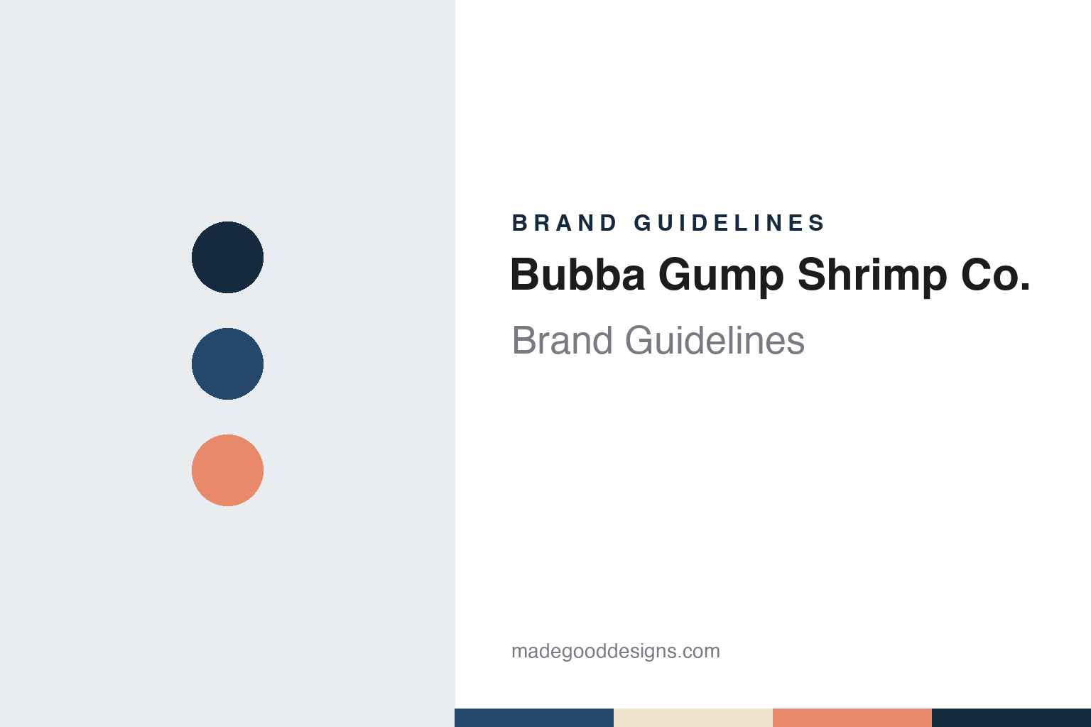 Bubba Gump Shrimp Co. Brand Guidelines: A Film Licence on Cannery Row, Owned by Landry’s