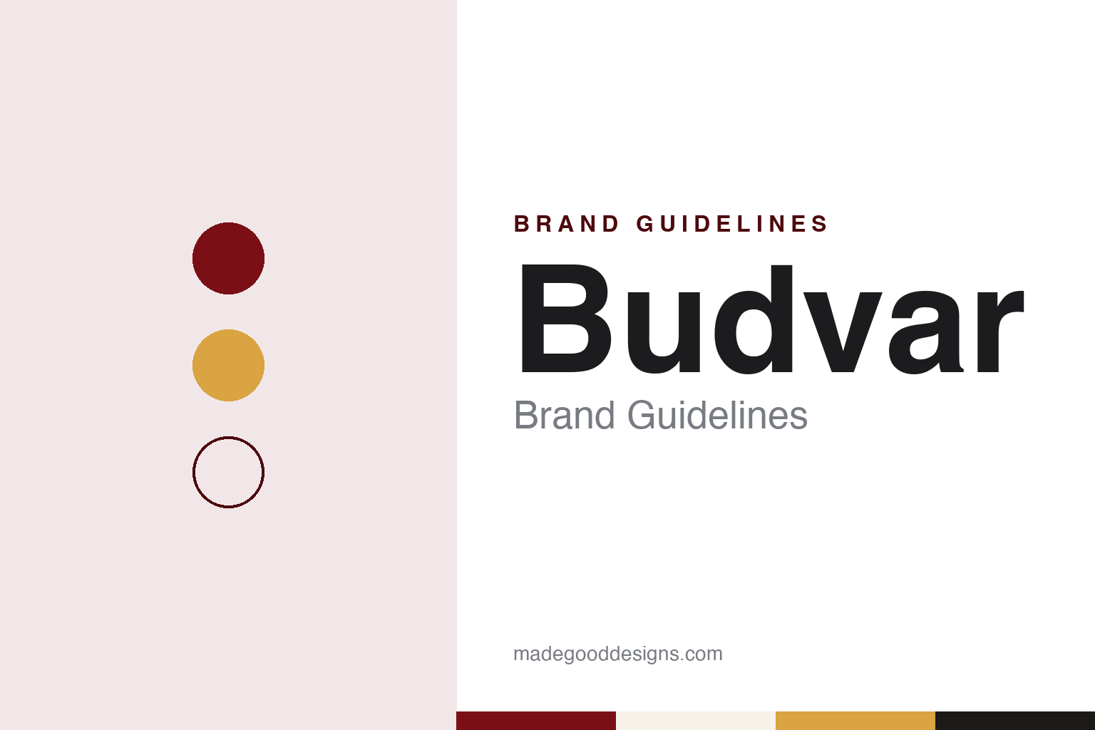 Budvar brand guidelines — abstract colour discs and material texture (original homage; not a Budvar product or logo)