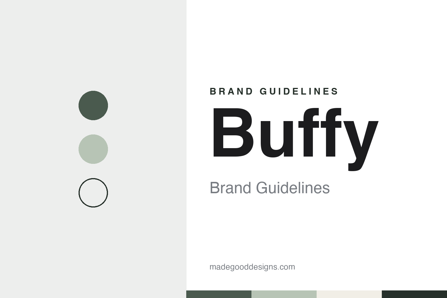 Buffy Brand Guidelines: The New York Bedding Brand Built on the Cloud Comforter