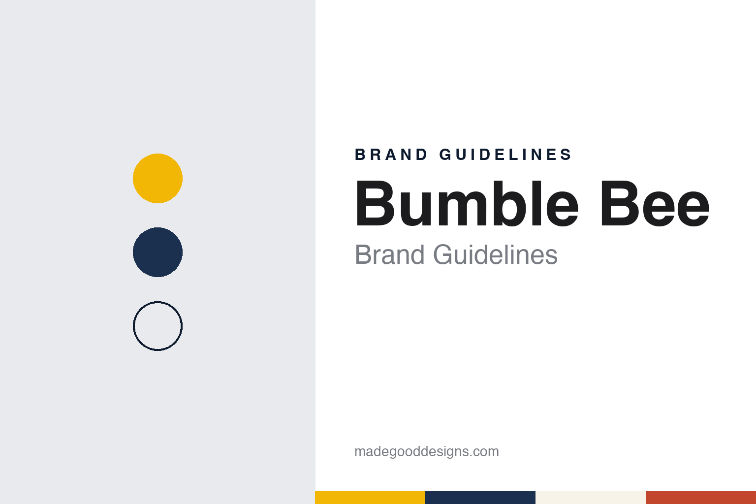 Bumble Bee brand guidelines — abstract colour discs and material texture (original homage; not a Bumble Bee product or logo)