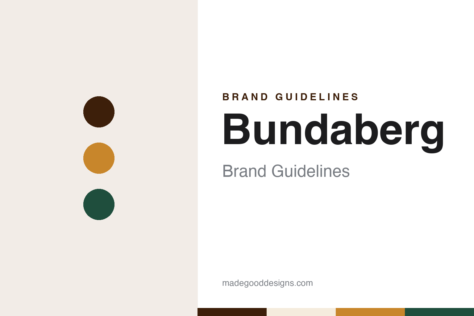 Bundaberg Brand Guidelines: The Fleming Family’s Brewed Ginger Beer From Queensland