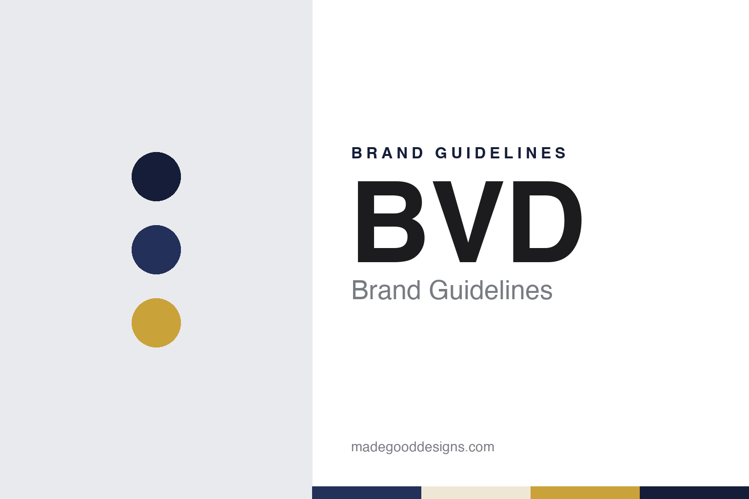BVD Brand Guidelines: Three New York Surnames Turned Into an Underwear Initialism