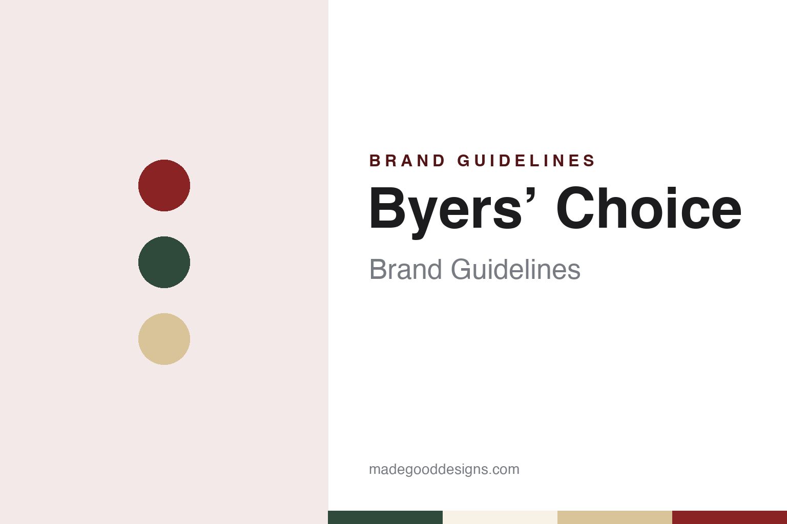 Byers’ Choice Brand Guidelines: Chalfont Carolers Since 1978