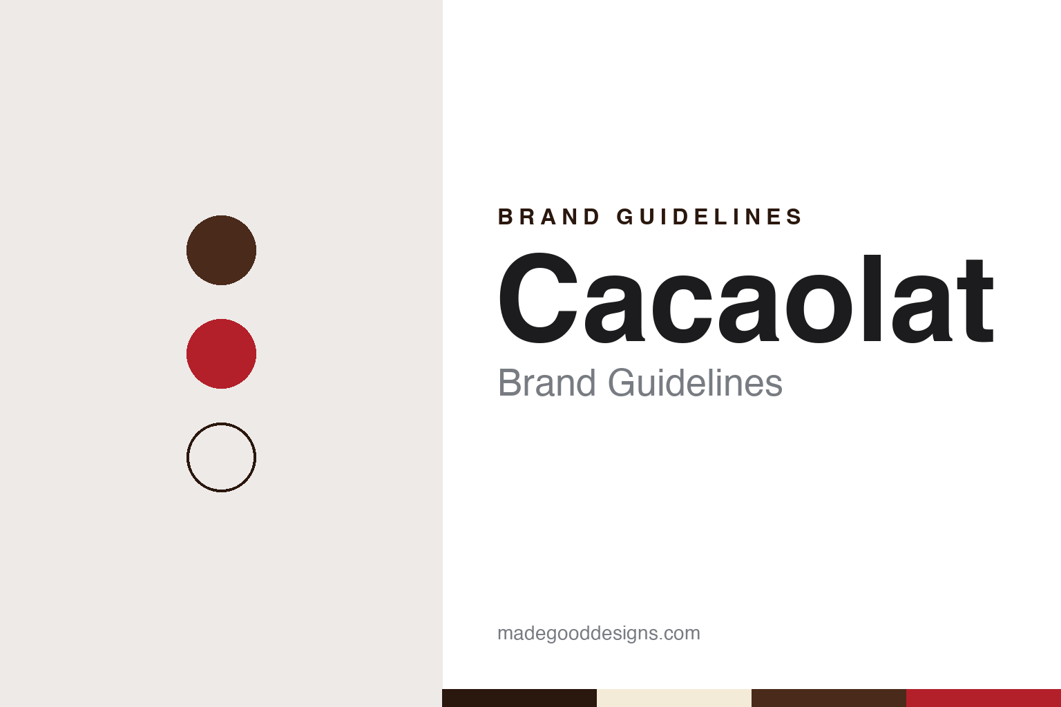 Cacaolat brand guidelines — abstract colour discs and material texture (original homage; not a Cacaolat product or logo)