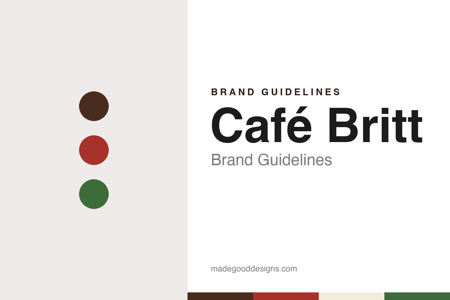 Café Britt Brand Guidelines: The Costa Rican Roaster, Its Coffee Tour & Airport Shops