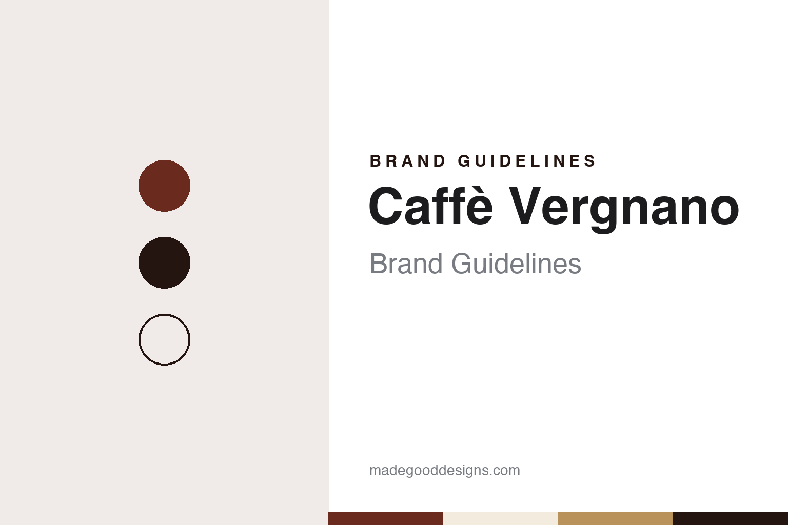 Caffè Vergnano Brand Guidelines: The Piedmont Roaster That Grew From an 1882 Grocery