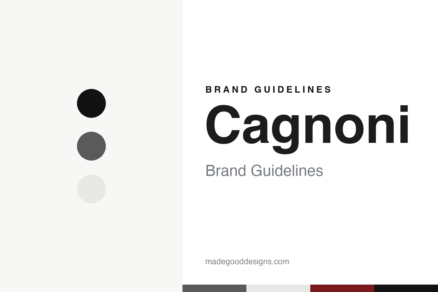 Cagnoni Brand Guidelines: Accordion Reeds From Osimo Since 1946