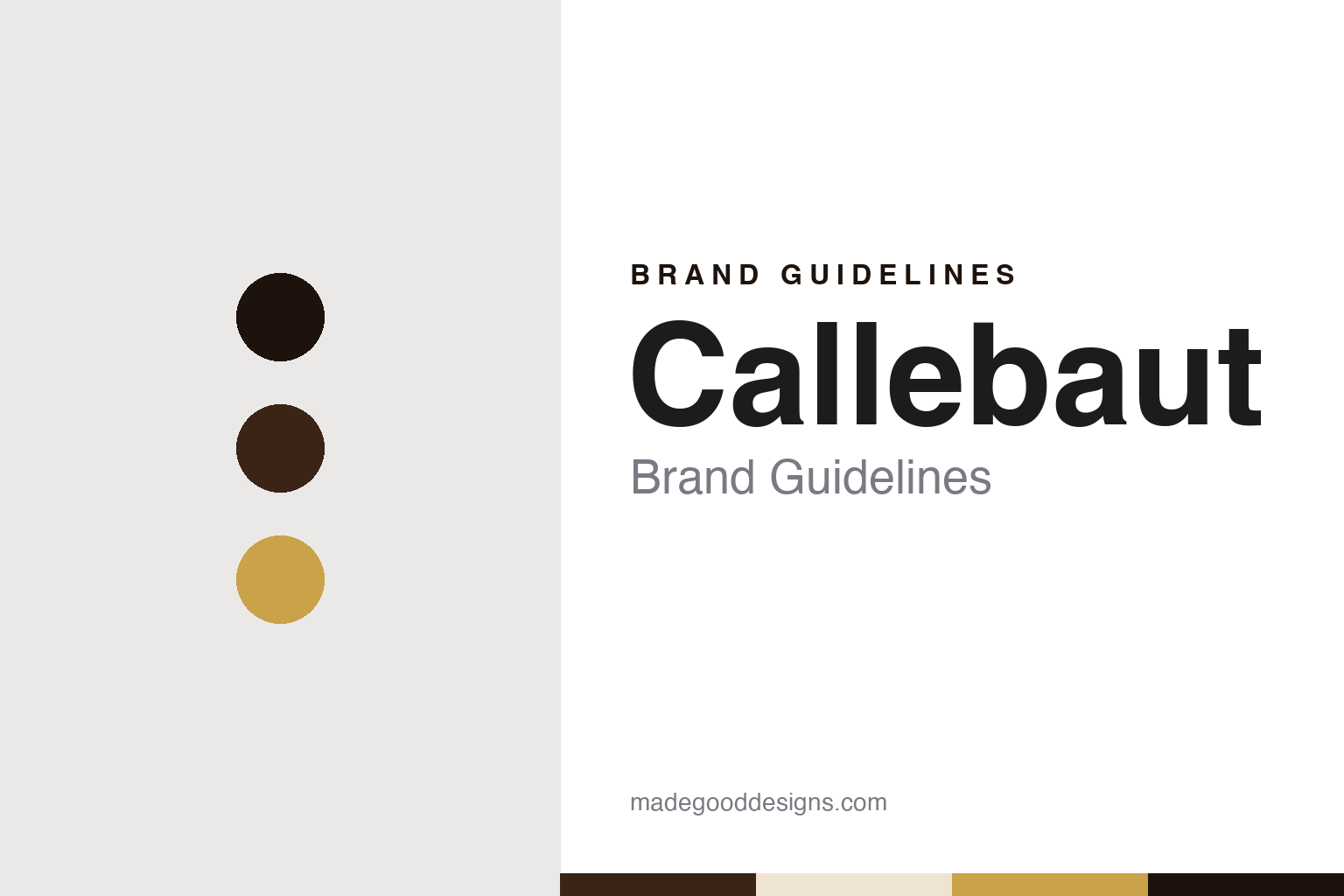 Callebaut brand guidelines — abstract colour discs and material texture (original homage; not a Callebaut product or logo)