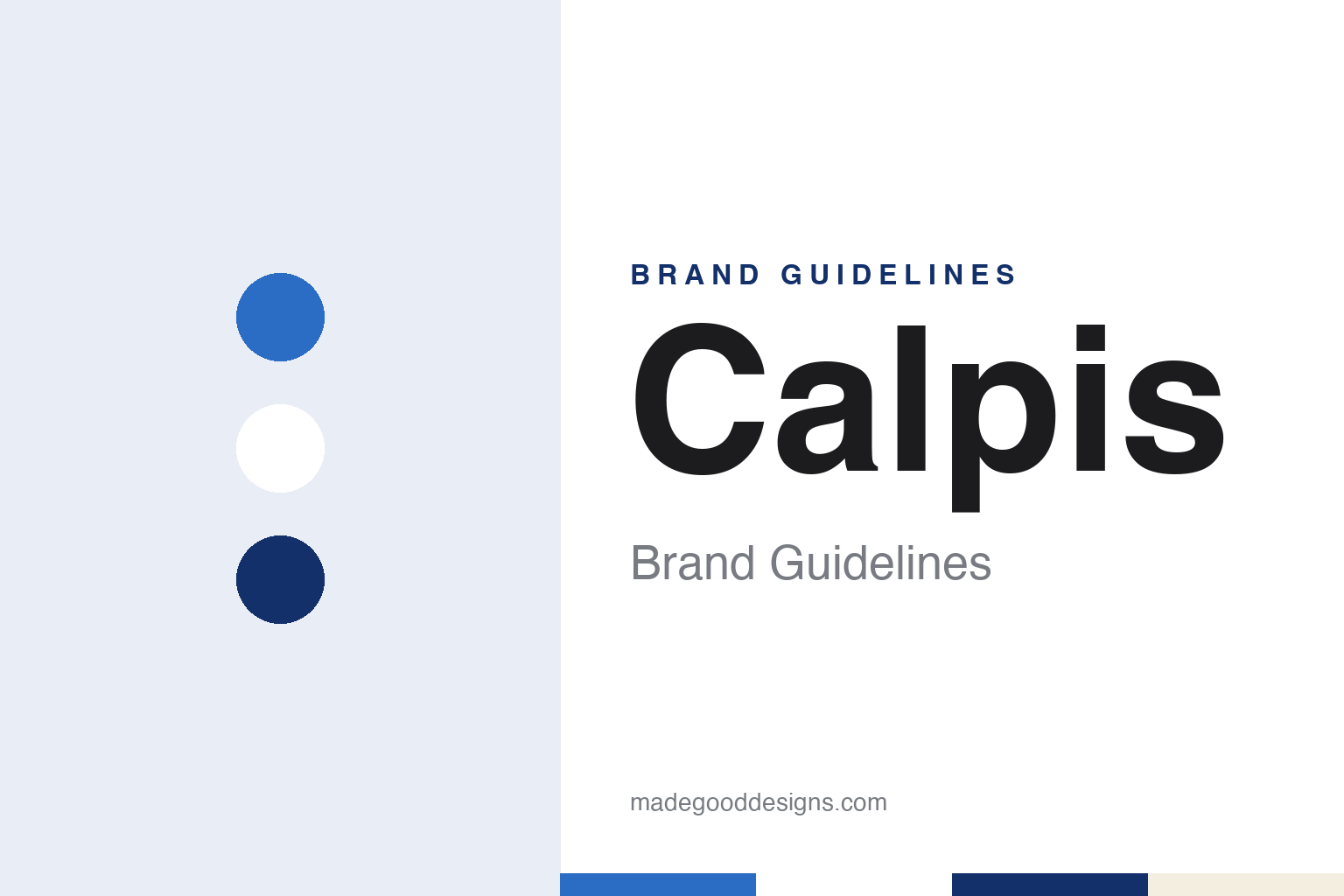 Calpis brand guidelines — abstract colour discs and material texture (original homage; not a Calpis product or logo)