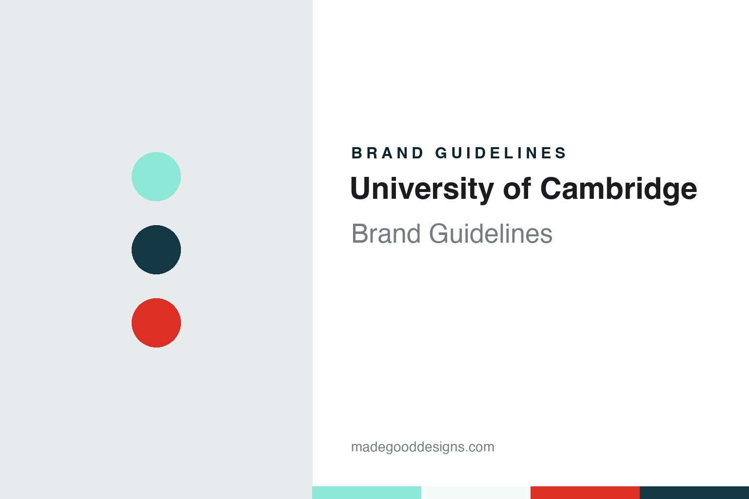 University of Cambridge Brand Guidelines: Arms of 1573, Cambridge Blue and Feijoa