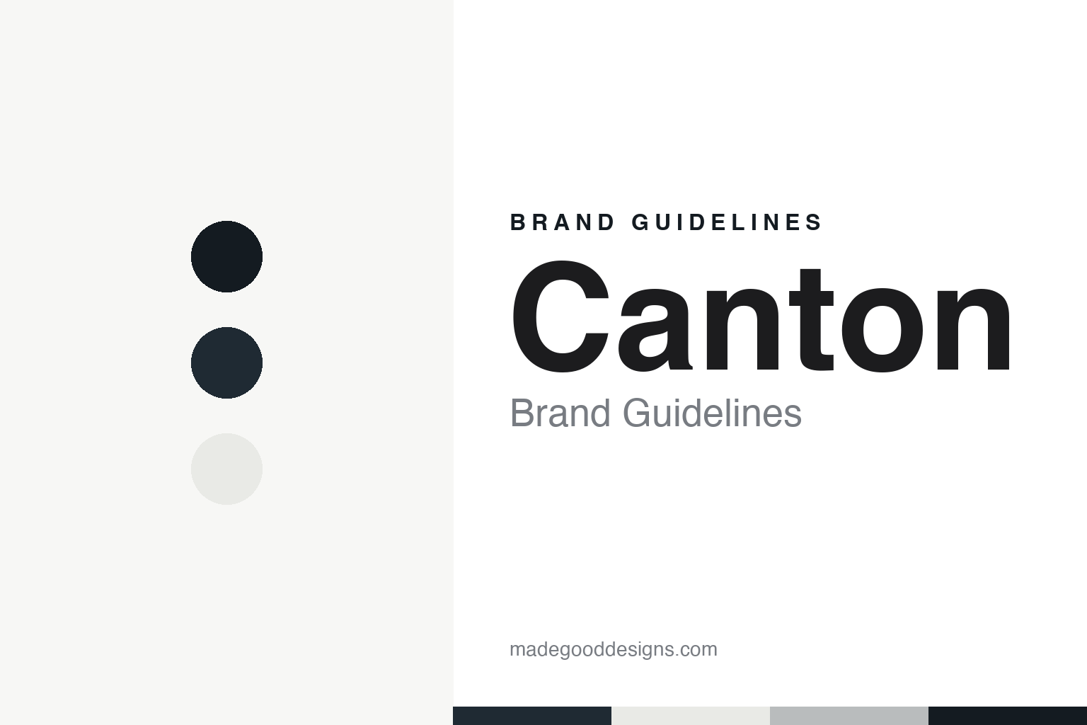 Canton brand guidelines — abstract colour discs and material texture (original homage; not a Canton product or logo)