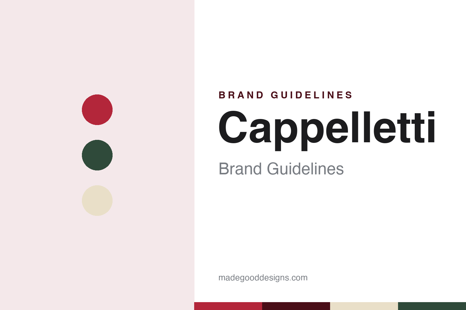 Cappelletti Brand Guidelines: The Trentino Herbalist’s Wine-Based Aperitivo From Aldeno