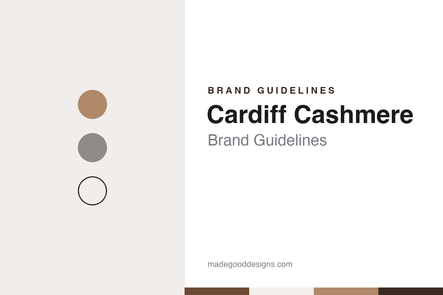 Cardiff Cashmere Brand Guidelines: The Biella Cashmere Yarn House Founded in the 1980s