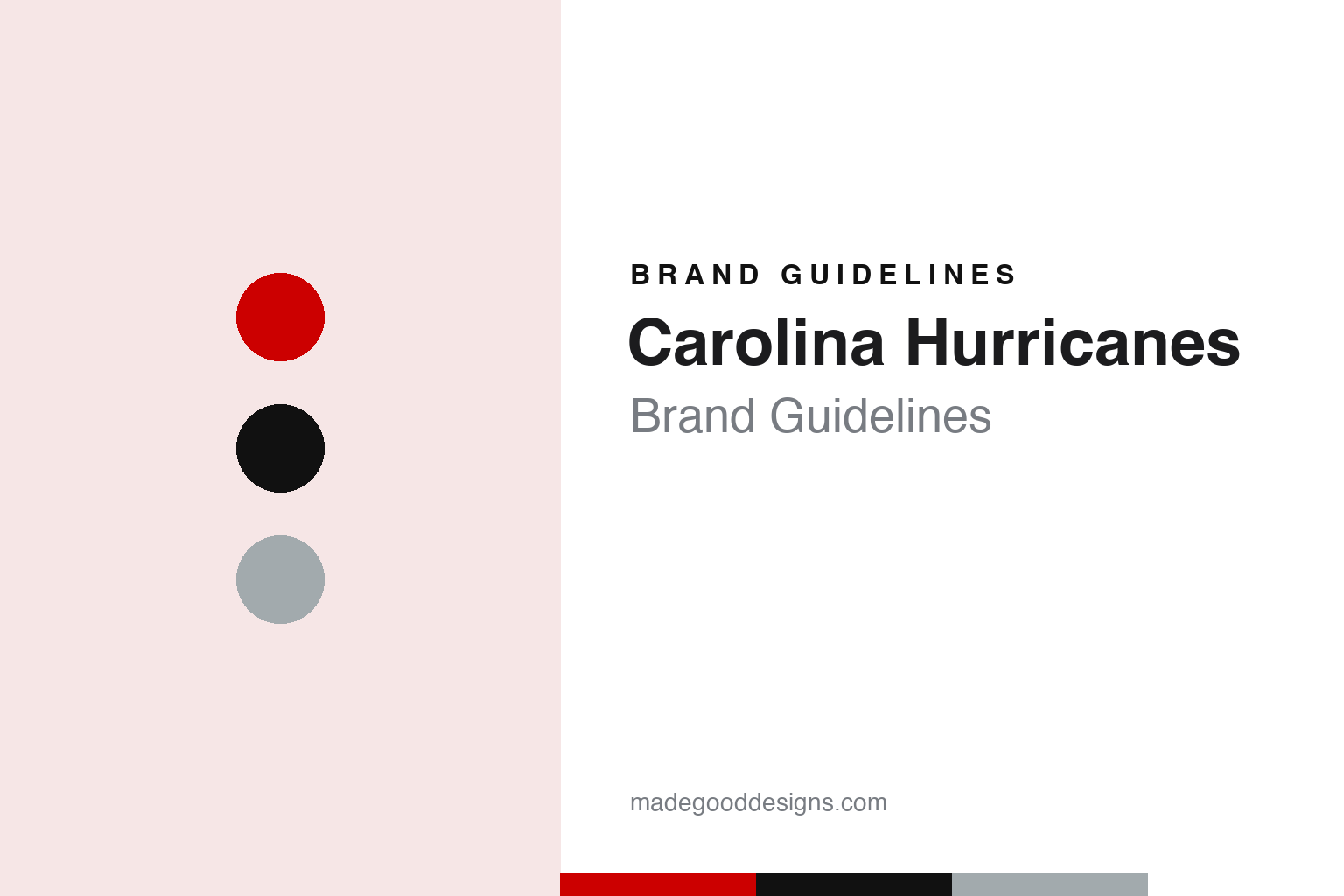 Carolina Hurricanes brand guidelines — abstract colour discs and material texture (original homage; not a Carolina Hurricanes product or logo)