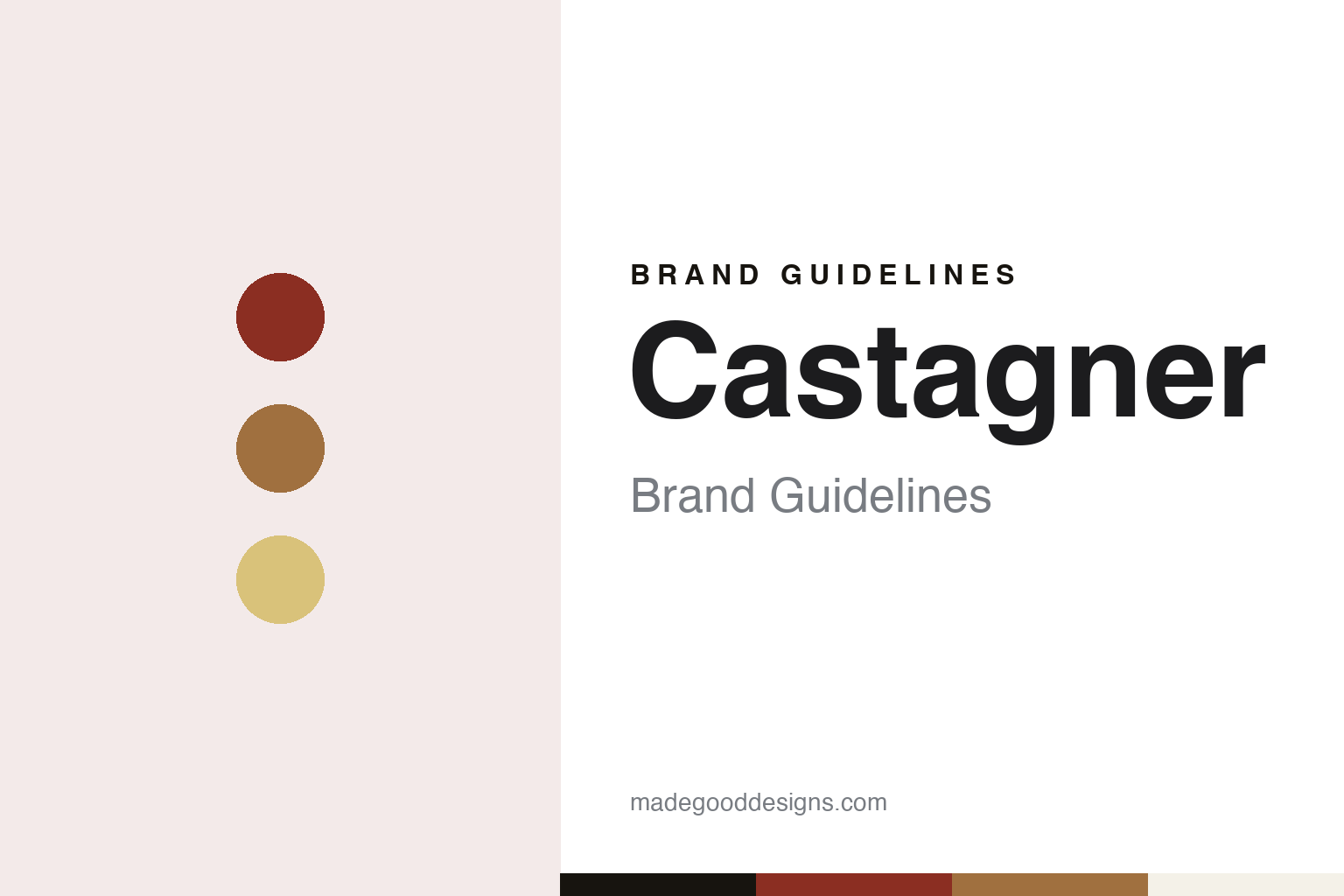 Castagner Brand Guidelines: The Treviso Grappa Distillery Founded in 1996