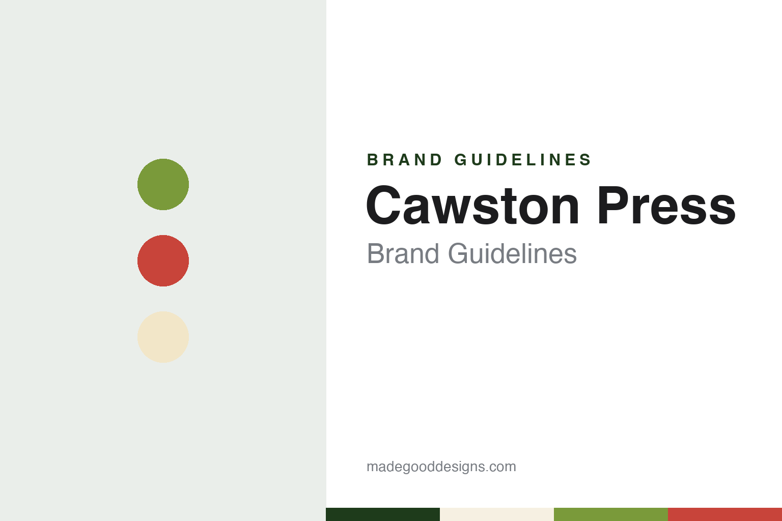 Cawston Press brand guidelines — abstract colour discs and material texture (original homage; not a Cawston Press product or logo)