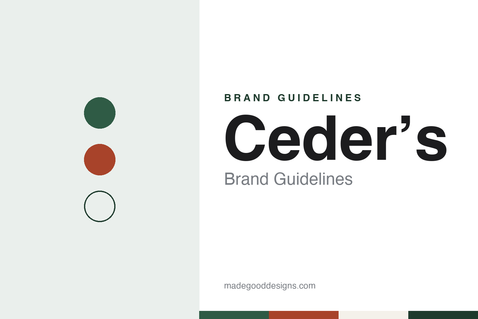 Ceder’s Brand Guidelines: The Alcohol-Free Botanical Drink Named for South Africa’s Cederberg