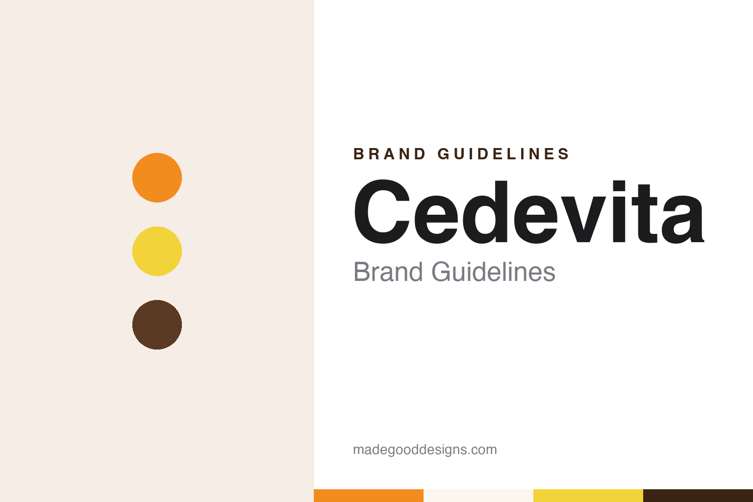 Cedevita brand guidelines — abstract colour discs and material texture (original homage; not a Cedevita product or logo)