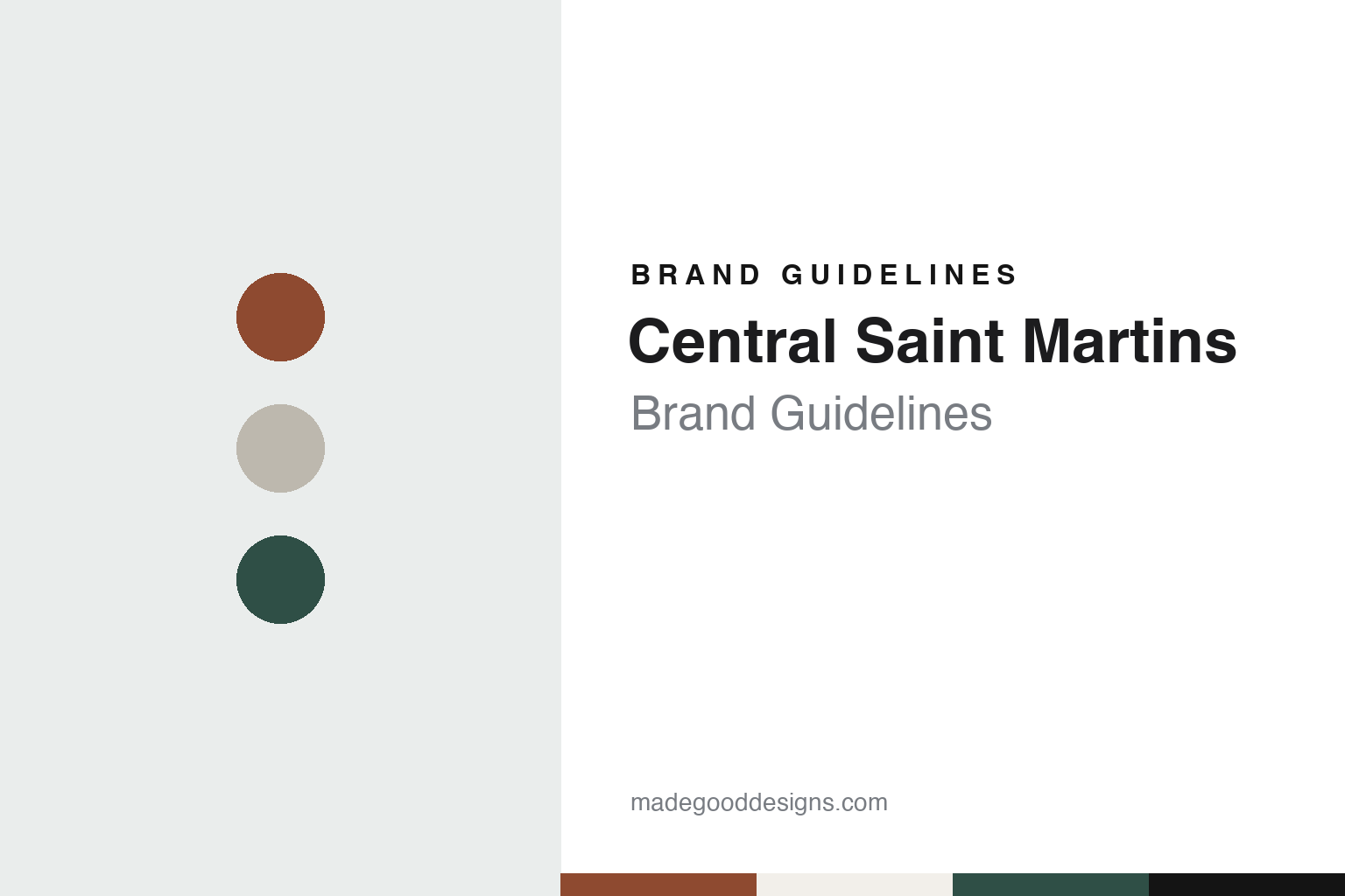 Central Saint Martins Brand Guidelines: Two Schools Merged in 1989 and a King’s Cross Granary