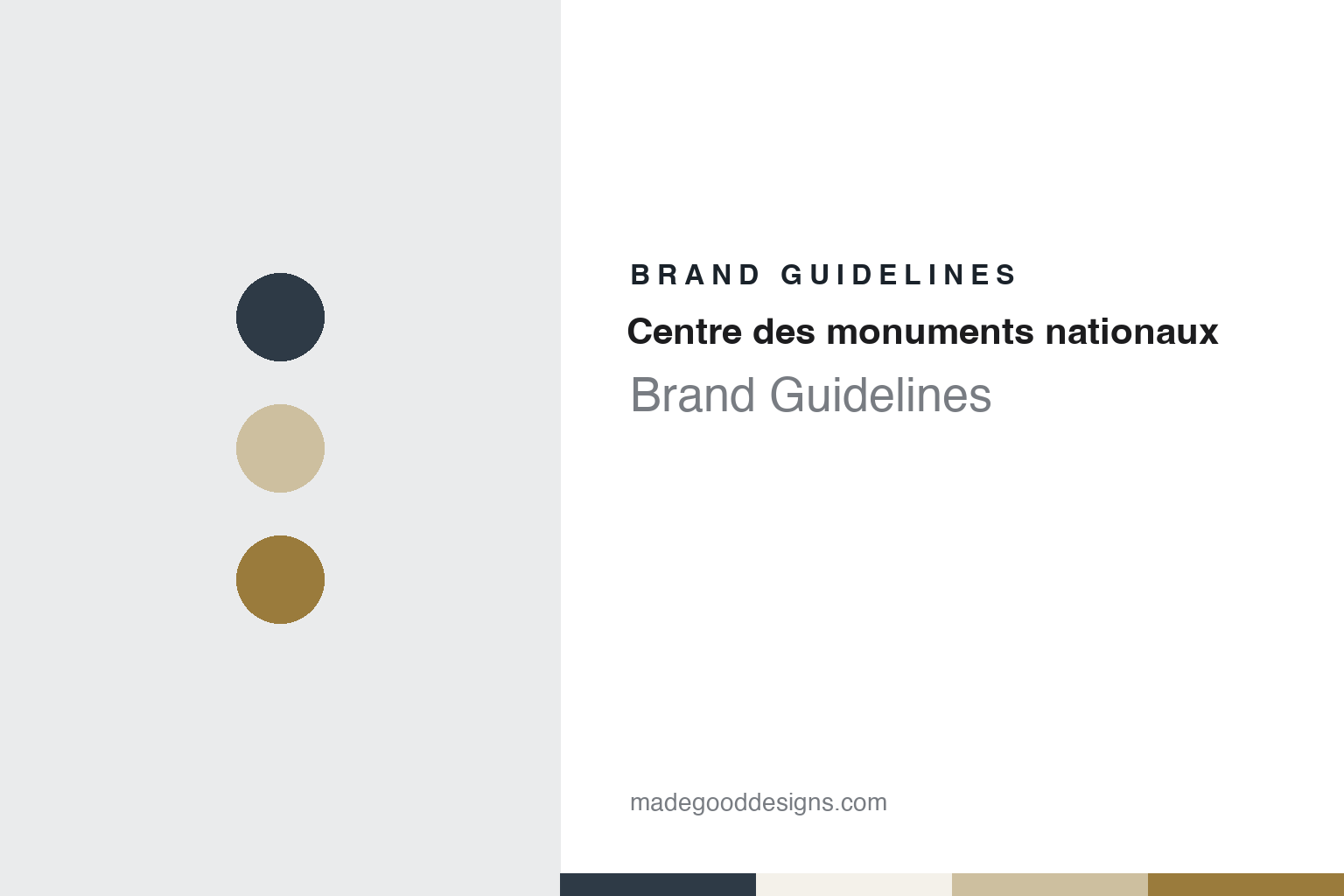 Centre des monuments nationaux Brand Guidelines: A 1914 Fund, a 2000 Decree and a New Name