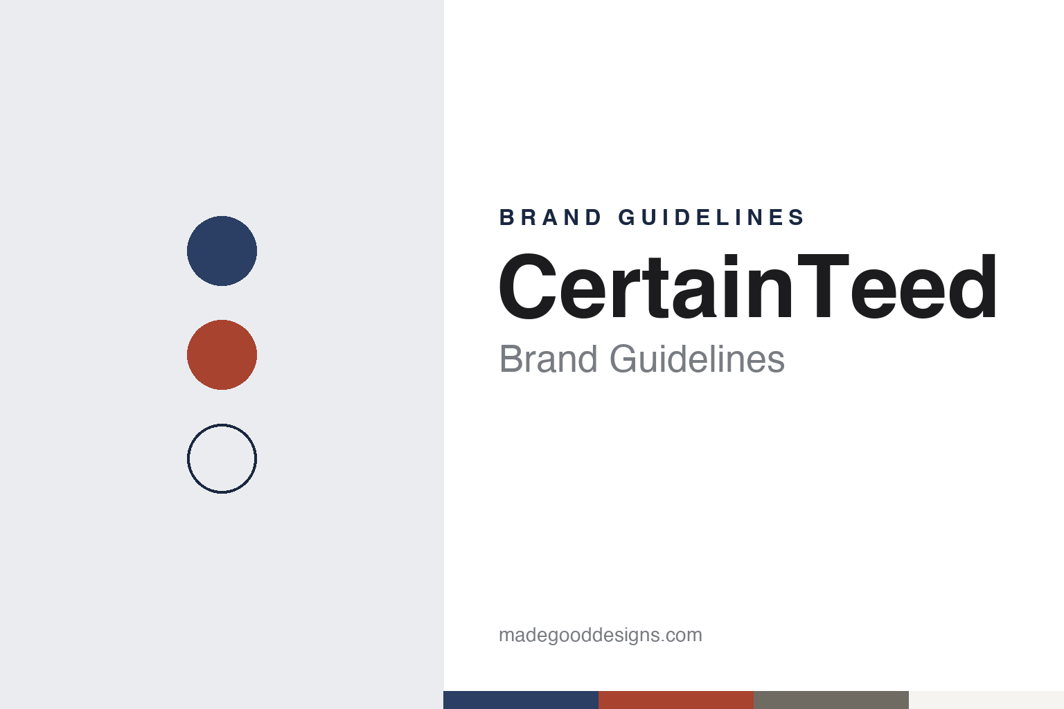 CertainTeed Brand Guidelines: The 1904 Roofing Maker Named After Its Own Motto
