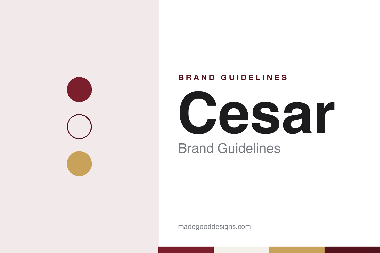 Cesar Brand Guidelines: Mars’s Small-Dog Food and Its West Highland Terrier