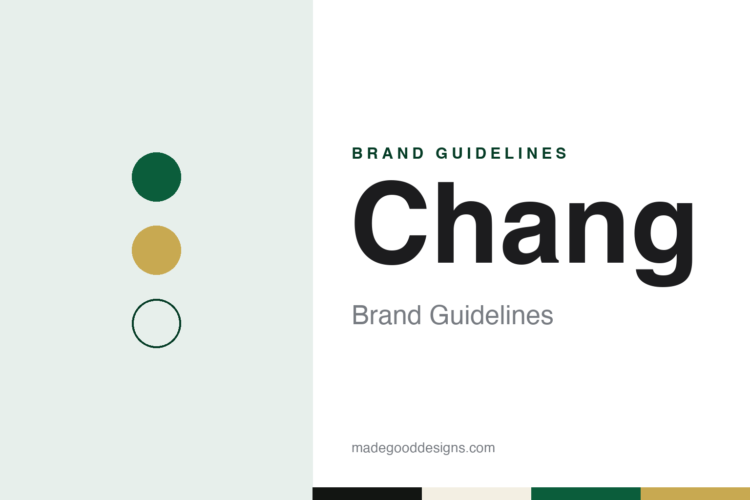 Chang Brand Guidelines: The Thai Beer of the Two Elephants