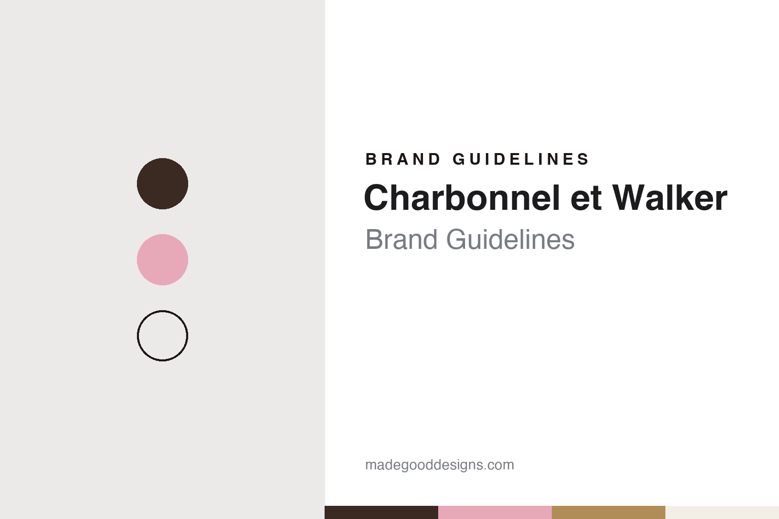 Charbonnel et Walker brand guidelines — abstract colour discs and material texture (original homage; not a Charbonnel et Walker product or logo)