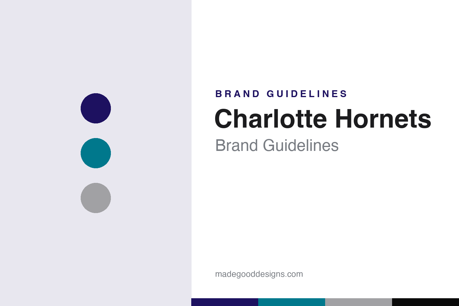 Charlotte Hornets Brand Guidelines: Alexander Julian’s Teal and Purple, the Bobcats Years and Buzz City