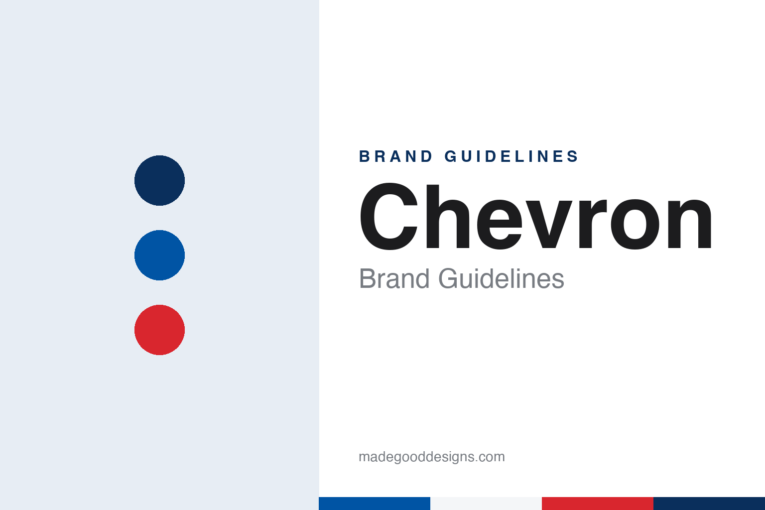 Chevron brand guidelines — abstract colour discs and material texture (original homage; not a Chevron product or logo)