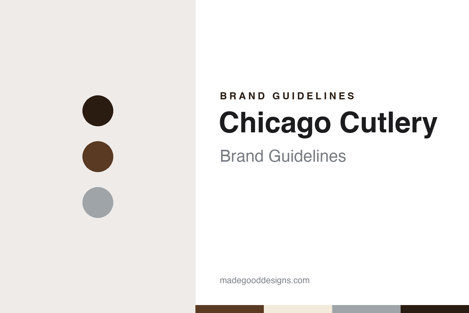 Chicago Cutlery Brand Guidelines: From Trade Knives to General Housewares & Corelle