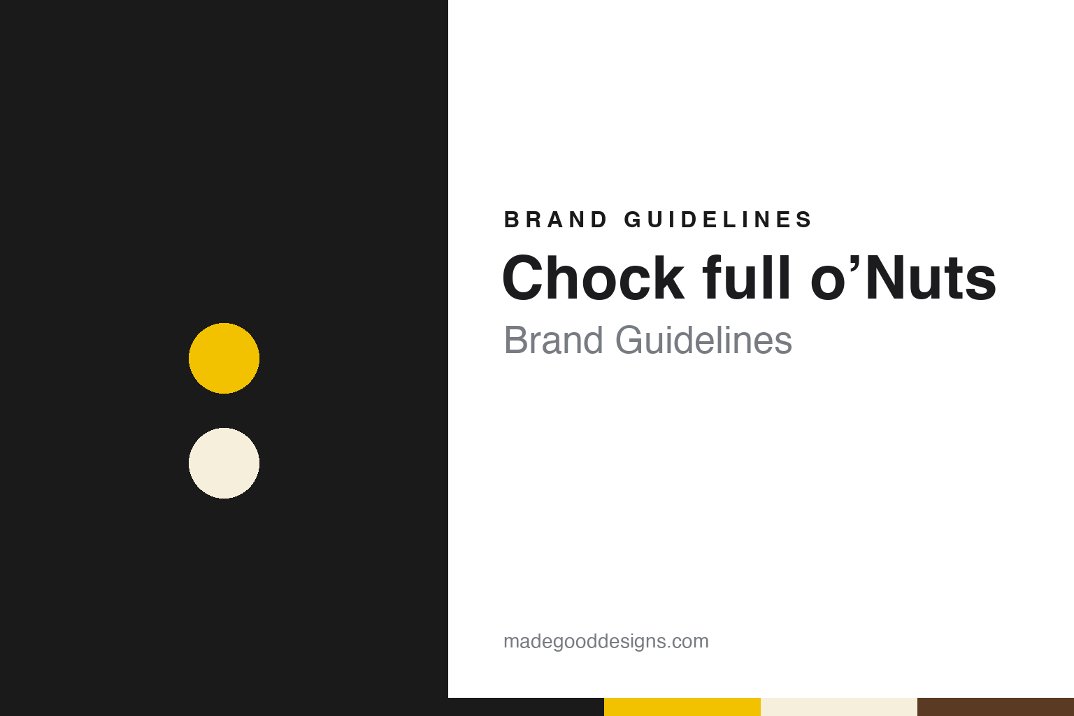 Chock full o’Nuts Brand Guidelines: A Times Square Nut Shop, a Nickel Lunch Counter & “That Heavenly Coffee”