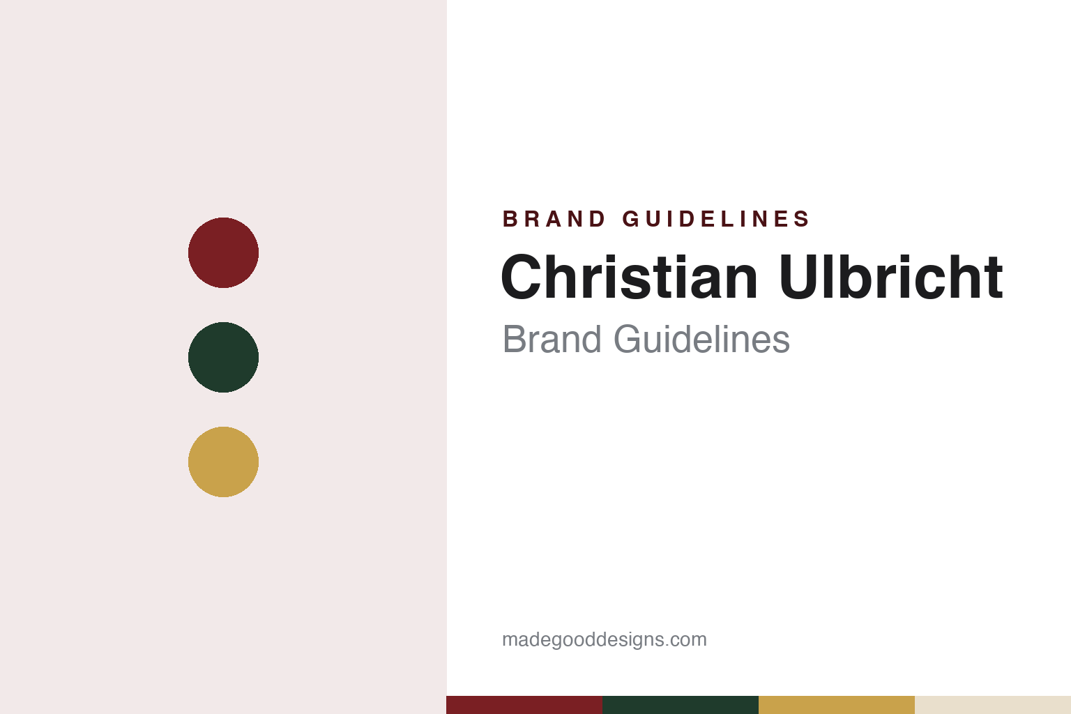 Christian Ulbricht Brand Guidelines: Nutcrackers From Seiffen and Lauingen