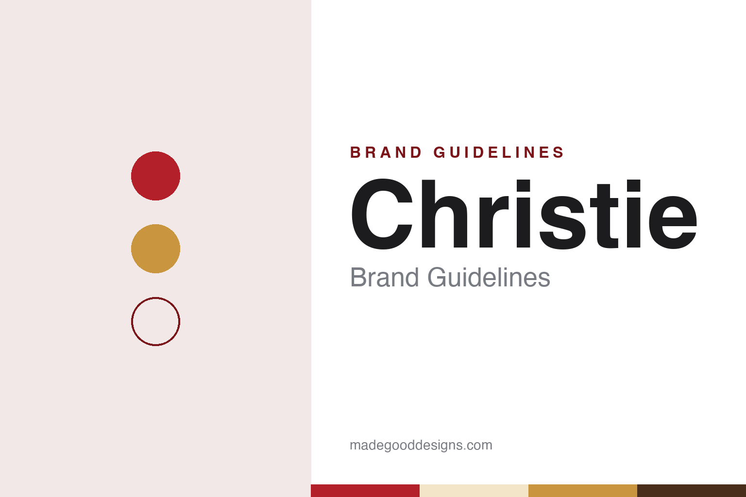 Christie brand guidelines — abstract colour discs and material texture (original homage; not a Christie product or logo)