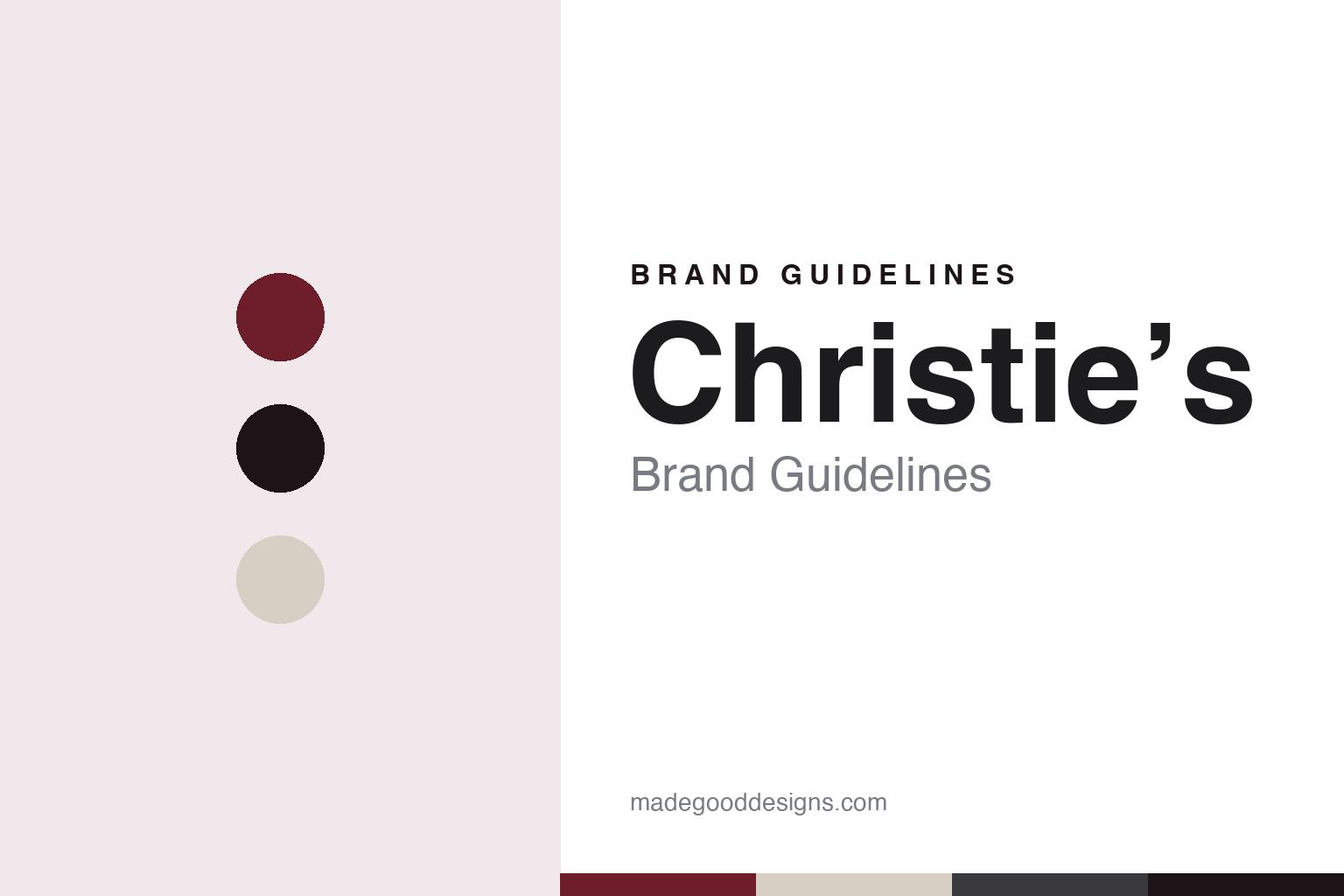 Christie’s brand guidelines — abstract colour discs and material texture (original homage; not a Christie’s product or logo)