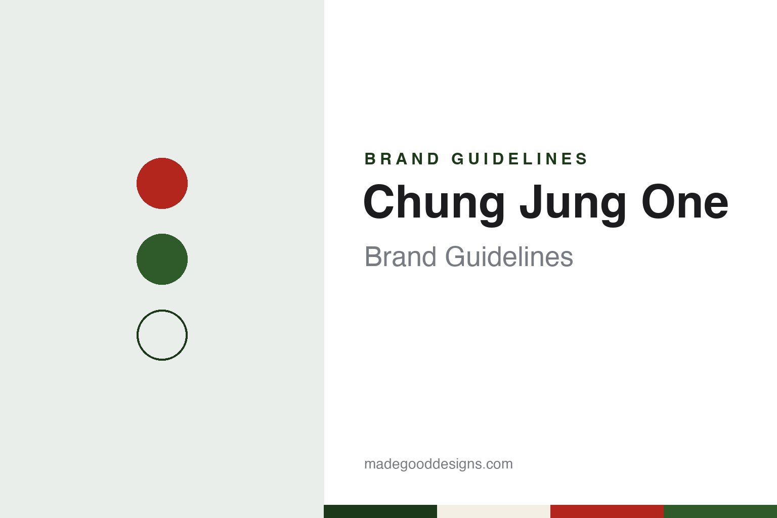 Chung Jung One Brand Guidelines: Daesang’s 1996 Umbrella for Sunchang Gochujang